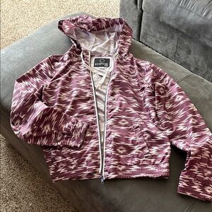 Empyre Burgundy and White  Jacket